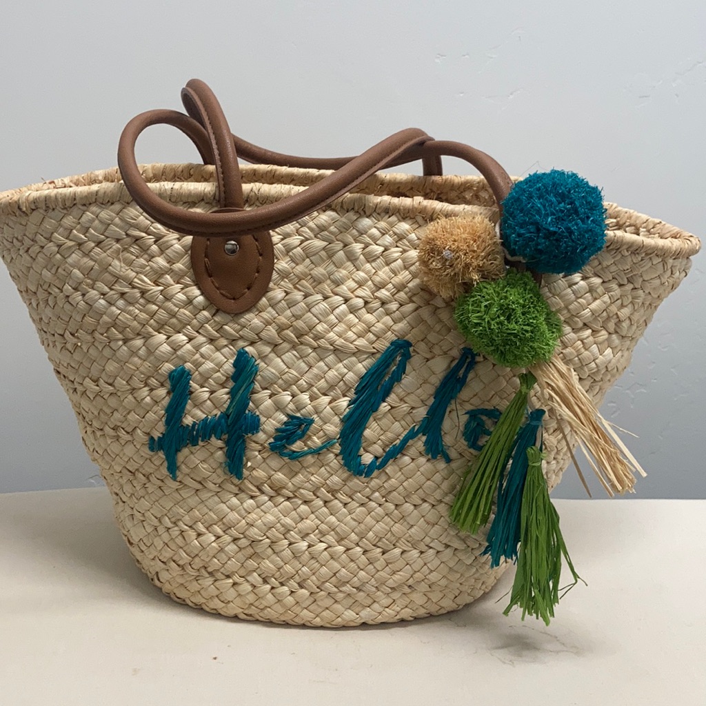 Straw Beach Bag!